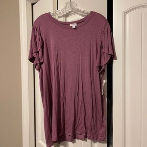 LulaRoe Olive Tee NWT